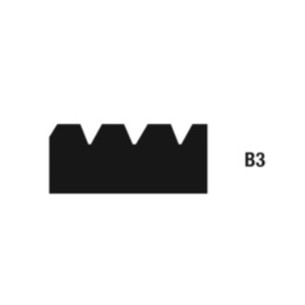 Рейка зубчаста Wolff B3 28 см 166381